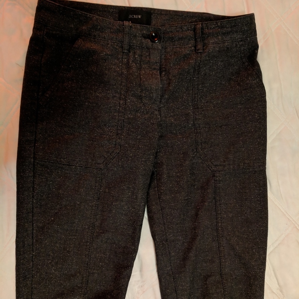 Jcrew Woven Ankle Pants